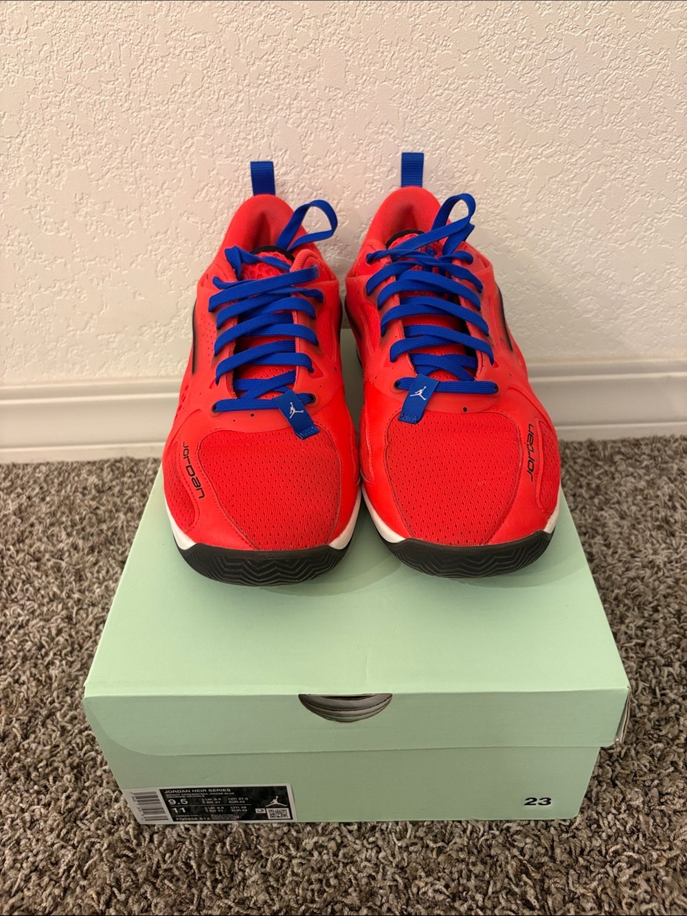 Nike Jordan Heir Series “Spider Man Pack” Men’s Size 9.5 Basketball Sneaker